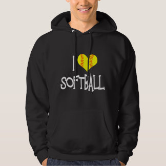 Veste À Capuche J'Aime Le Softball