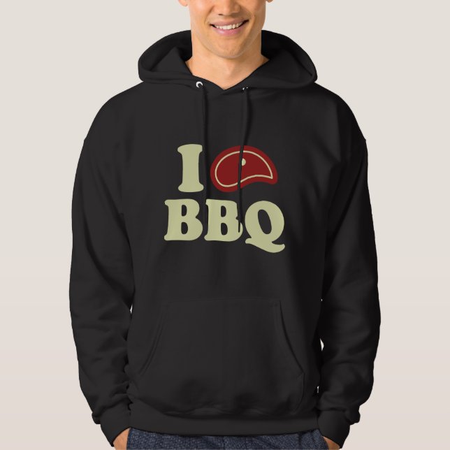 Veste À Capuche J'aime les BBQ (Devant)