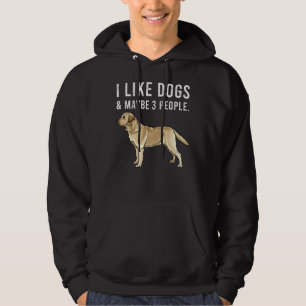 Veste À Capuche J'Aime Les Chiens De Récupérateur Du Labrador Jaun