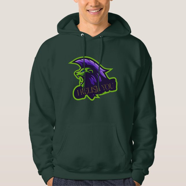 Veste À Capuche J'aime les citations de sweat-shirt d'amour (Devant)