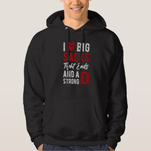 Veste À Capuche J'Aime Les Gros Sacs, Les Extrémités Serrées Et Le