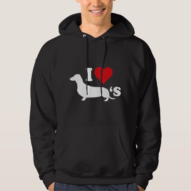 Veste À Capuche J'aime les saucisses de Vienne (Devant)