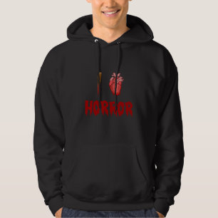 Veste À Capuche J'Aime L'Horreur Le Sanglant Coeur Encombré Hallow