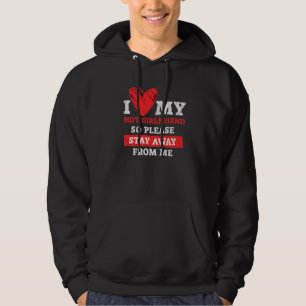 Veste À Capuche J'aime ma petite amie sexy Gf J'adore ma fille se
