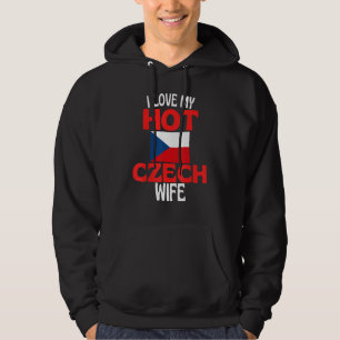 Veste À Capuche J'aime ma Tchèque sexy République tchèque Relation