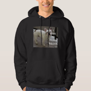Veste À Capuche J'Aime Mon Chien À Balle Français