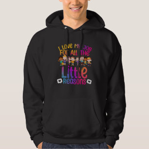 Veste À Capuche J'aime mon travail pour toutes les petites raisons
