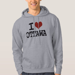 Veste À Capuche J'aime Ottawa