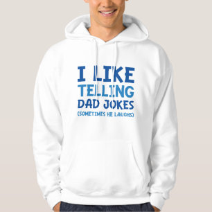 Veste À Capuche J'aime Raconter des Blagues de Papa