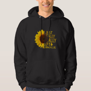 Veste À Capuche J'Aime Vraiment Chinchillas Femmes Hommes Tourneso