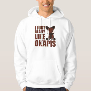 Veste À Capuche J'aime vraiment Okapi's mignon Okapi