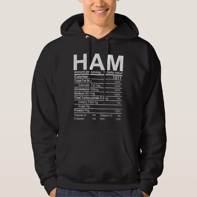 Veste À Capuche jambon (Devant)