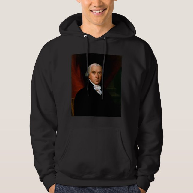 Veste À Capuche James Madison 4e Président des États-Unis (Devant)