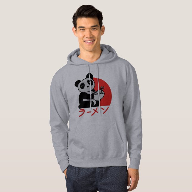 Veste À Capuche Japanese Panda (Devant entier)