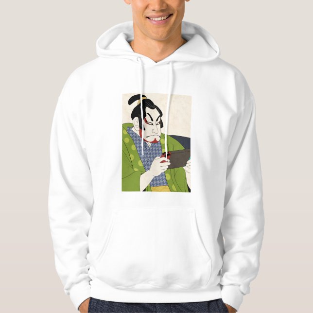Veste À Capuche Japanese Ukiyoe Style Modern Gaming Kabuki Actor  (Devant)