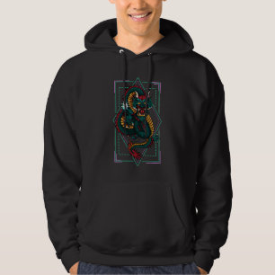 Veste À Capuche Japonais esthétique Dragon Vaporwave Japon Pop Cul