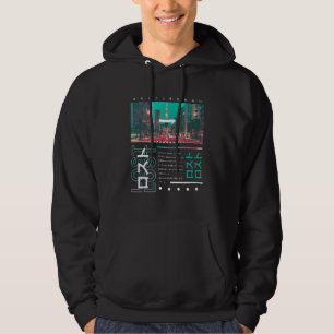 Veste À Capuche Japonais Tokyo Cyberpunk Art Streetwear Art Retro 