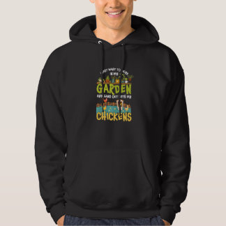 Veste À Capuche Jardin Jardin de poulets Jardinage jardinier Plant