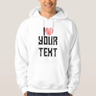 Veste À Capuche Je avec design de coeur rouge