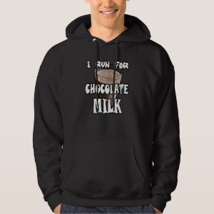 Veste À Capuche Je cours pour le lait chocolaté Running