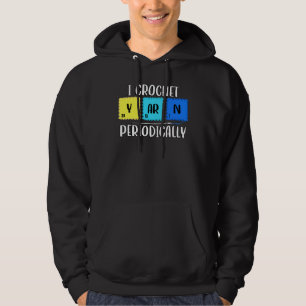 Veste À Capuche Je Crochète Du Fil Périodiquement Chimiste Tricot 