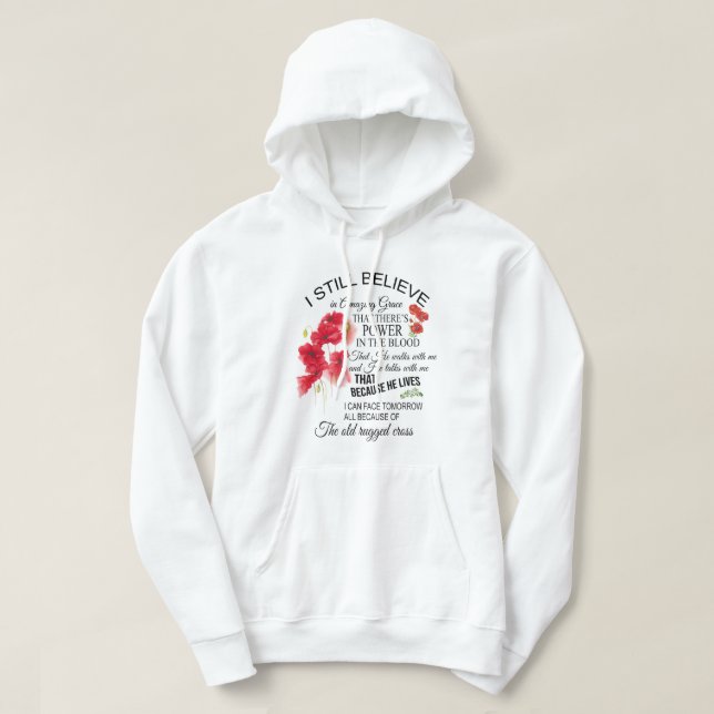 Veste À Capuche je crois toujours en (Design devant)