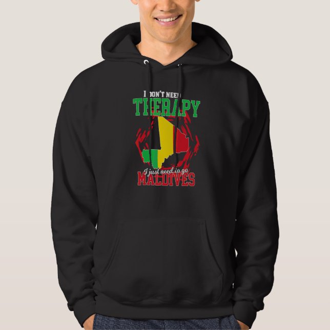 Veste À Capuche Je dois juste aller au Mali (Devant)
