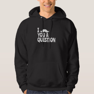 Veste À Capuche Je Dois Vous Poser Une Question Barbu Goatee Moust