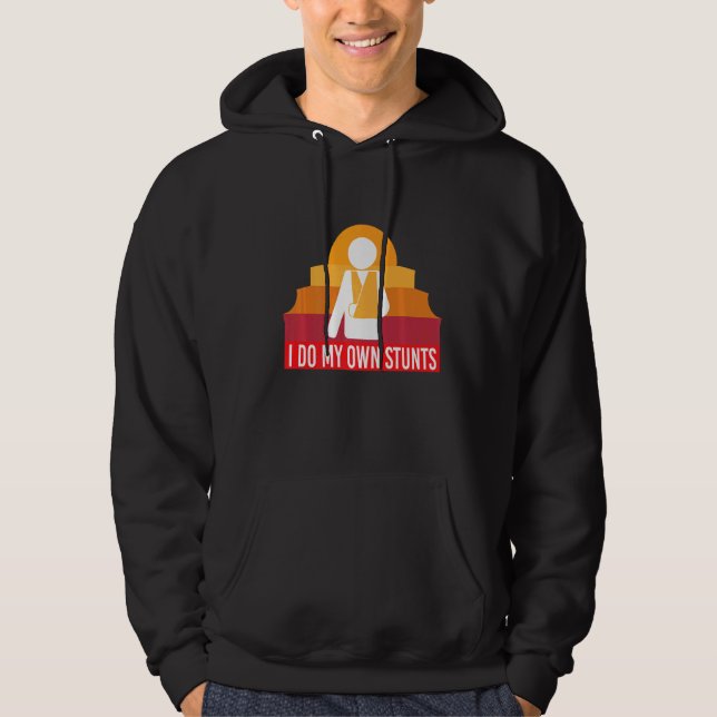 Veste À Capuche Je Fais Mes Propres Têtes Bras Cassé (Devant)