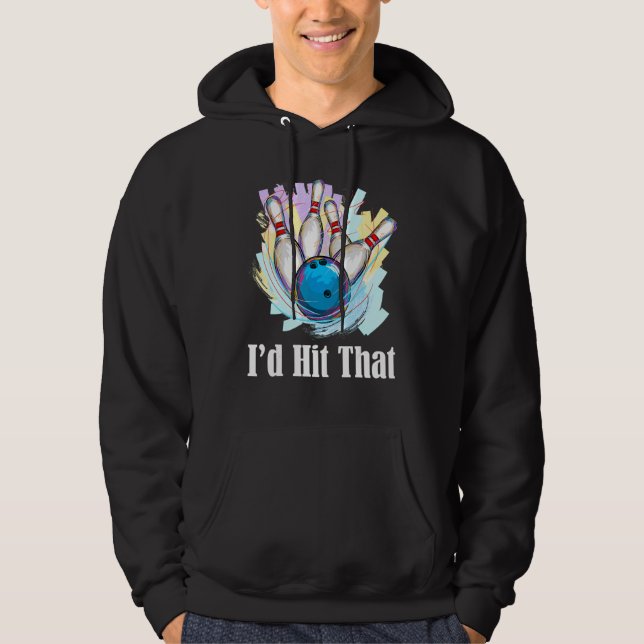 Veste À Capuche Je frapperais ce Bowling Bowler (Devant)