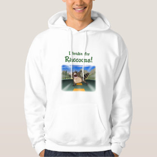 Veste À Capuche Je freine pour des ratons laveurs !