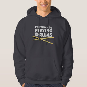 Veste À Capuche Je jouerais plutôt le T-shirt de tambours
