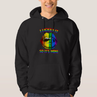 Veste À Capuche Je l'ai cueilli Donc c'est la mienne Lgbtq Lips Ra