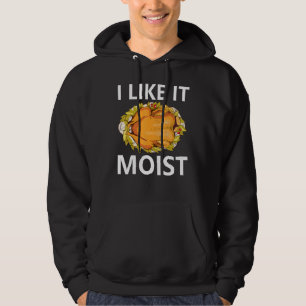 Veste À Capuche Je L'Aime Moist Thanksgiving Diner Costume Turke