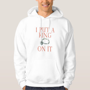Veste À Capuche Je mets une bague dessus