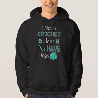 Veste À Capuche Je N'Ai Jamais Crochet Seul Crochet Ont Chien Croc