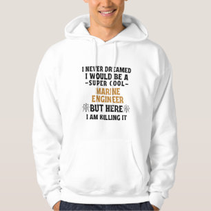 Veste À Capuche Je n'ai jamais rêvé que je serais un super cool