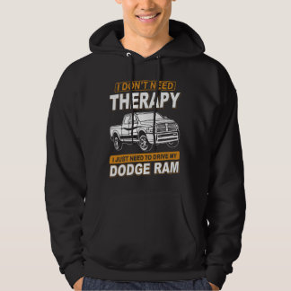 Veste À Capuche JE N'AI PAS BESOIN DE THÉRAPIE Dodge Ram 3