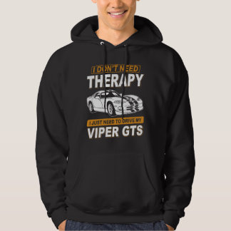Veste À Capuche JE N'AI PAS BESOIN DE THÉRAPIE Dodge Viper 1996 Gt