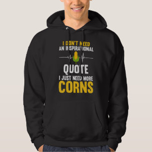 Veste À Capuche Je n'ai pas besoin d'une citation inspirante, j'ai