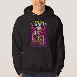 Veste À Capuche Je n'ai pas de genre, j'ai de l'anxiété non binair
