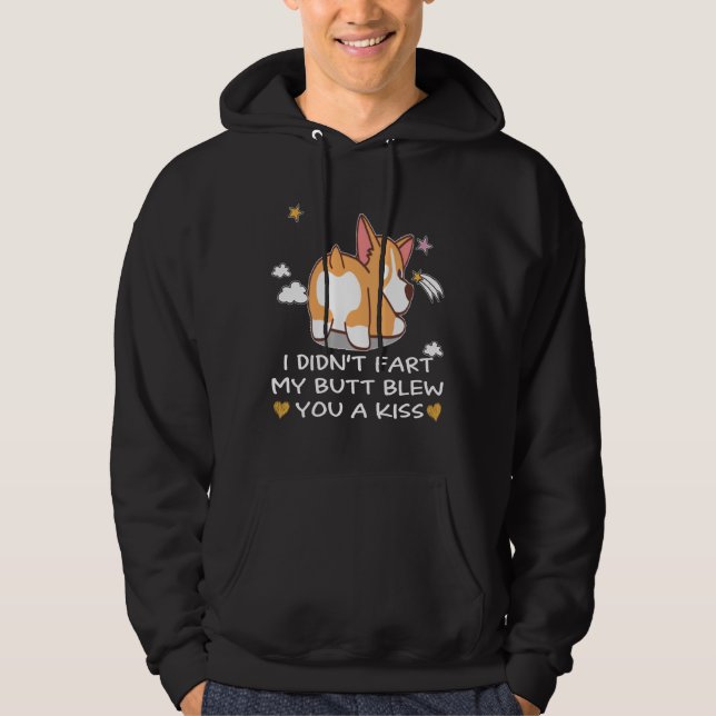 Veste À Capuche Je n'ai pas pété mon cul vous a soufflé un baiser  (Devant)