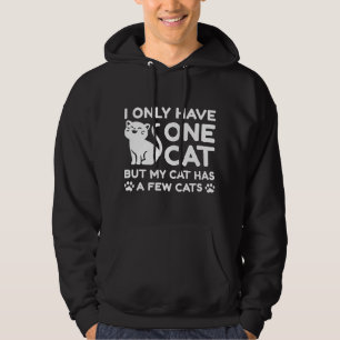 Veste À Capuche Je N'Ai Qu'Un Chat