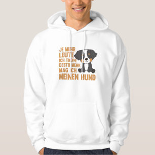 Veste À Capuche Je n'aime pas les gens, juste mon chien