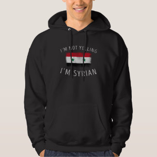 Veste À Capuche Je ne crie pas Je suis syrien Fierté de Syrie