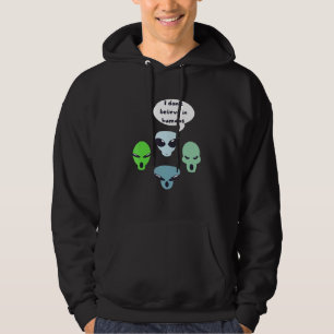 Veste À Capuche Je Ne Crois Pas En Humains Aliens Ufo