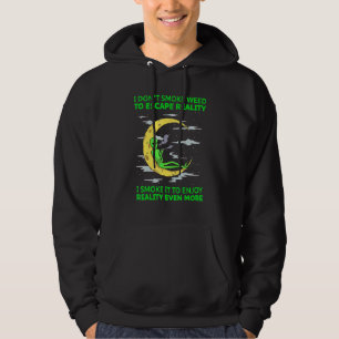 Veste À Capuche Je ne fume pas la mauvaise herbe pour échapper à l