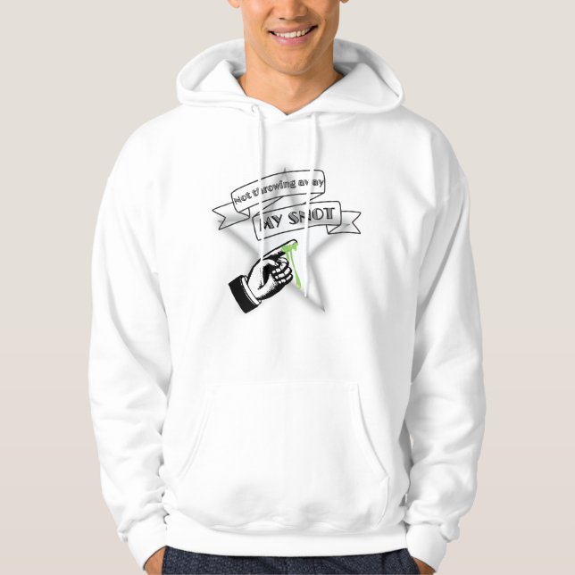 Veste À Capuche Je ne jette pas mon MUCUS ! (Devant)