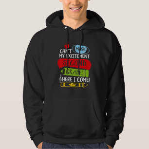 Veste À Capuche Je ne peux pas masquer mon enthousiasme deuxième a