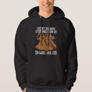 Veste À Capuche Je ne regarde pas toujours des roches Géologie Gé